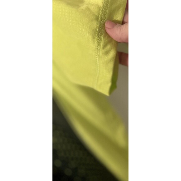 Asics Men's Short Sleeve Yellow/Lime Black  Large T-Shirt Active Sports Top 2XL - Picture 9 of 11